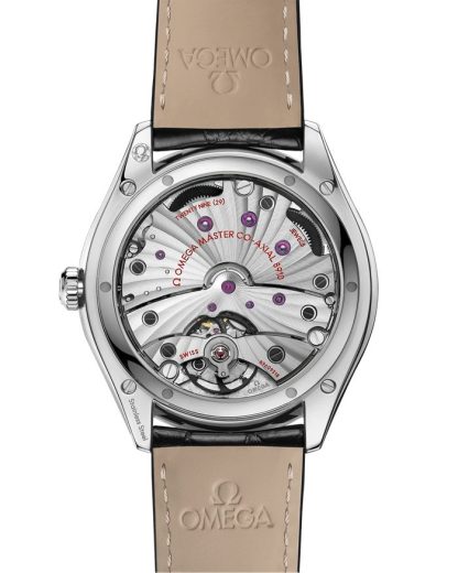 Omega De Ville Trésor 40 mm, acier sur bracelet en cuir 435.18.40.21.02.001 – Image 2