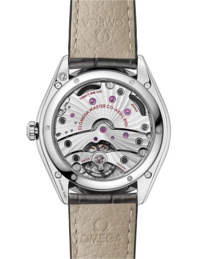 Omega De Ville Trésor 40 mm, acier sur bracelet en cuir 435.18.40.21.02.002 – Image 2