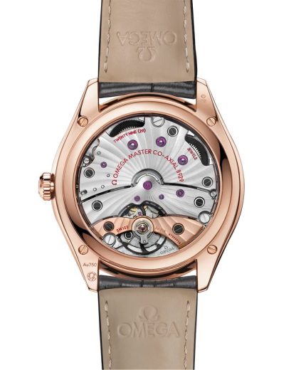 Omega De Ville Trésor 40 mm, or Sedna™ sur bracelet en cuir 435.53.40.21.06.001 – Image 2