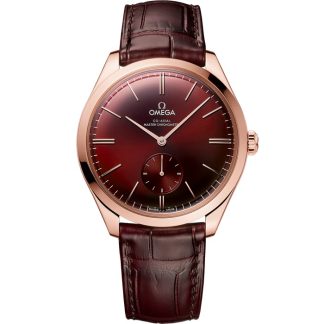 Omega De Ville Trésor 40 mm, or Sedna™ sur bracelet en cuir 435.53.40.21.11.002