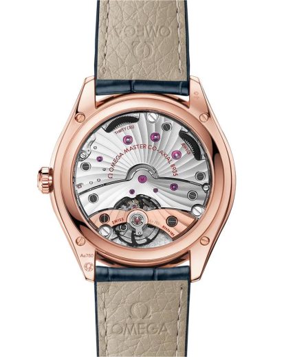Omega De Ville Trésor 40 mm, or Sedna™ sur bracelet en cuir 435.53.40.22.03.001 – Image 2