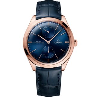 Omega De Ville Trésor 40 mm, or Sedna™ sur bracelet en cuir 435.53.40.22.03.001