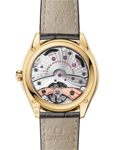 Omega De Ville Trésor 40 mm, or jaune sur bracelet en cuir 435.53.40.22.02.001 – Image 2