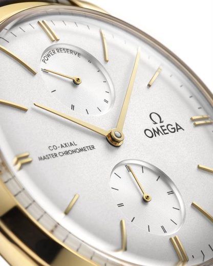 Omega De Ville Trésor 40 mm, or jaune sur bracelet en cuir 435.53.40.22.02.001 – Image 4
