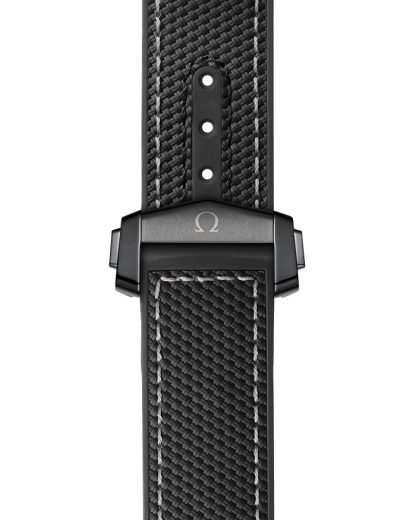 Omega Deep Black Seamaster Planet Ocean 600M 45,5 mm, céramique noire sur bracelet caoutchouc 215.92.46.22.01.001 – Image 5