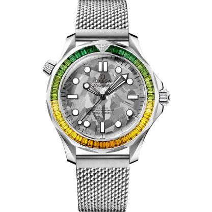 Omega James Bond 60e Anniversaire Seamaster Diver 300M 42 mm, Canopus Gold™ sur Canopus Gold™ 210.55.42.20.99.001