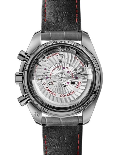 Omega Meteorite Speedmaster Dark Side of the Moon 44,25 mm, céramique grise sur bracelet en cuir avec boucle déployante 311.63.44.51.99.001 – Image 2