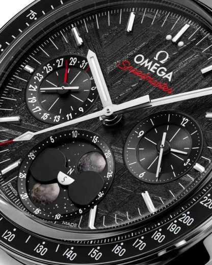 Omega Meteorite Speedmaster Moonphase 43 mm, acier sur acier 304.30.43.52.01.001 – Image 4