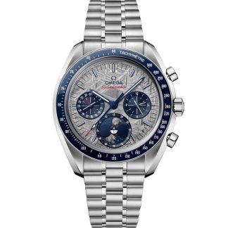 Omega Meteorite Speedmaster Moonphase 43 mm, acier sur acier 304.30.43.52.06.001