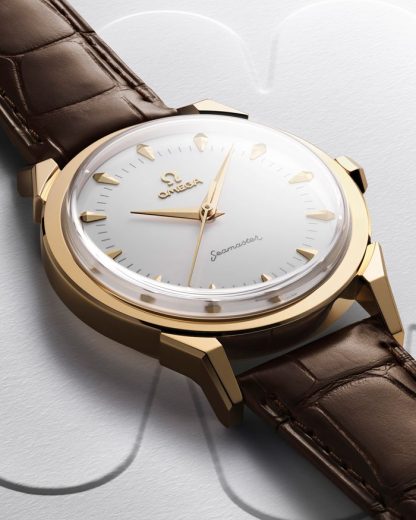 Omega Milano Cortina 2026 Nouveauté Seamaster 37mm 37 mm, or Moonshine™ sur alligator 522.53.37.20.04.001 – Image 5