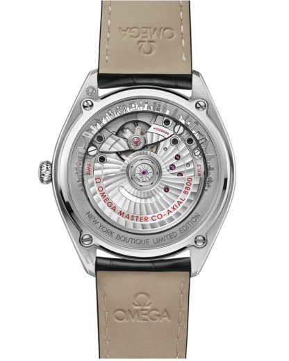 Omega New York Seamaster Éditions Boutique 39,5 mm, acier sur bracelet en cuir 511.13.40.20.02.002 – Image 2