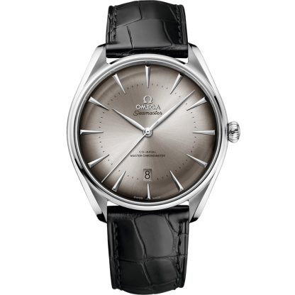 Omega New York Seamaster Éditions Boutique 39,5 mm, acier sur bracelet en cuir 511.13.40.20.02.002