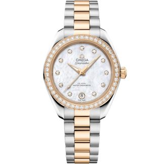 Omega Nouveauté Seamaster Aqua Terra 150M 30 mm, acier - or Moonshine™ sur acier - or Moonshine™ 220.25.30.20.55.001