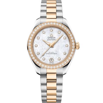 Omega Nouveauté Seamaster Aqua Terra 150M 30 mm, acier - or Moonshine™ sur acier - or Moonshine™ 220.25.30.20.55.001