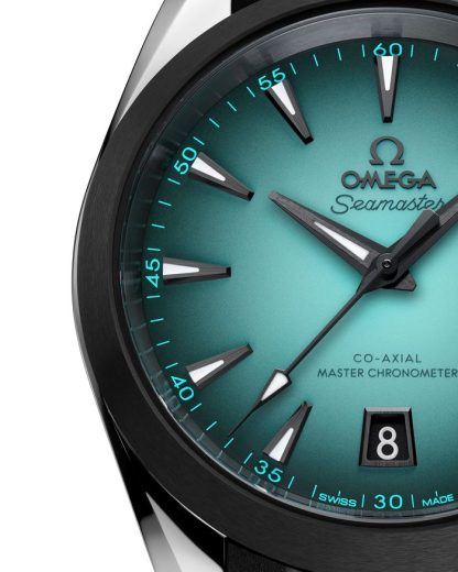 Omega Nouveauté Seamaster Aqua Terra 150M 38 mm, acier sur bracelet caoutchouc 220.32.38.20.03.001 – Image 3