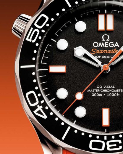 Omega Nouveauté Seamaster Diver 300M 42 mm, acier sur bracelet caoutchouc 210.32.42.20.01.006 – Image 3
