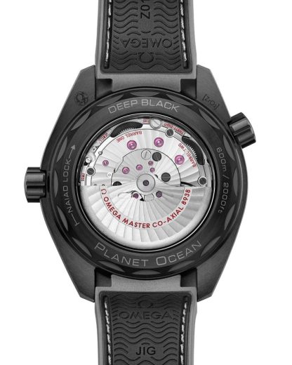Omega Nouveauté Seamaster Planet Ocean 600M 45,5 mm, céramique noire sur bracelet caoutchouc 215.92.46.22.01.007 – Image 2
