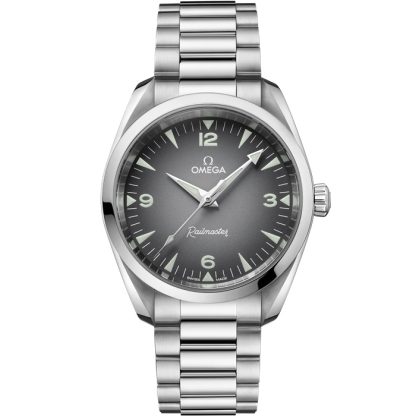 Omega Nouveauté Seamaster Railmaster 38 mm, acier sur acier 235.10.38.20.06.001