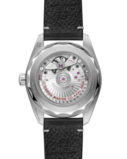 Omega Nouveauté Seamaster Railmaster 38 mm, acier sur bracelet en cuir 235.12.38.20.06.001 – Image 2