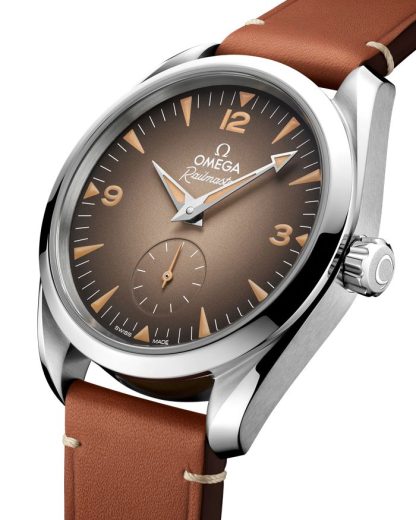 Omega Nouveauté Seamaster Railmaster 38 mm, acier sur bracelet en cuir 235.12.38.20.13.001 – Image 3