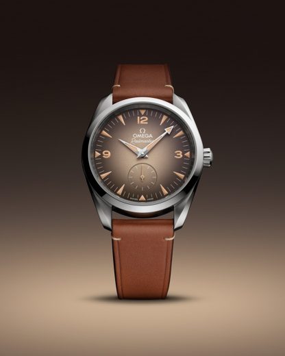 Omega Nouveauté Seamaster Railmaster 38 mm, acier sur bracelet en cuir 235.12.38.20.13.001 – Image 4