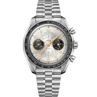 Omega Paris 2024 Speedmaster Chronoscope 43 mm, acier sur acier 522.30.43.51.02.001