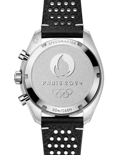 Omega Paris 2024 Speedmaster Chronoscope 43 mm, acier sur bracelet en cuir 522.32.43.51.02.001 – Image 2