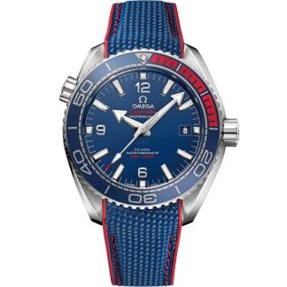 Omega «Pyeongchang 2018» Édition Limitée Seamaster Planet Ocean 600M 43,5 mm, acier sur bracelet caoutchouc 522.32.44.21.03.001