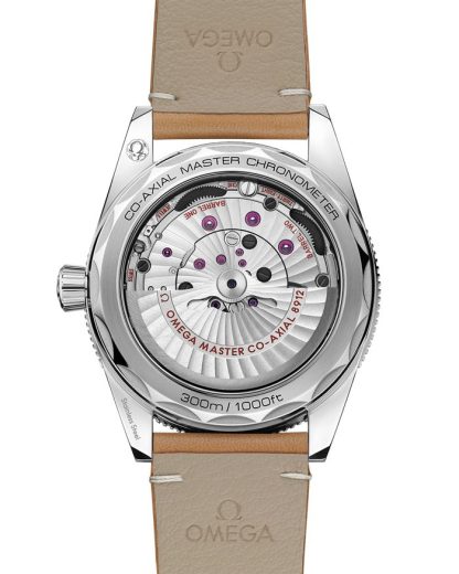 Omega Seamaster 300 41 mm, acier sur bracelet en cuir 234.32.41.21.03.001 – Image 2