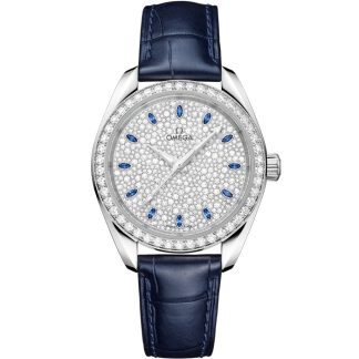 Omega Seamaster Aqua Terra 150M 34 mm, Canopus Gold™ sur alligator 220.58.34.20.99.007
