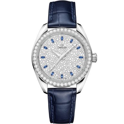 Omega Seamaster Aqua Terra 150M 34 mm, Canopus Gold™ sur alligator 220.58.34.20.99.007