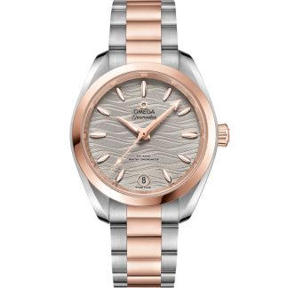 Omega Seamaster Aqua Terra 150M 34 mm, acier - or « Sedna™ » sur acier - or « Sedna™ » 220.20.34.20.06.001