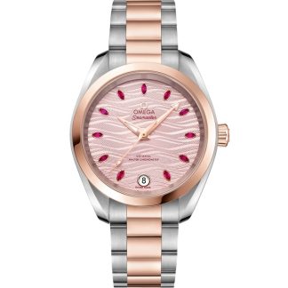 Omega Seamaster Aqua Terra 150M 34 mm, acier - or « Sedna™ » sur acier - or « Sedna™ » 220.20.34.20.60.001