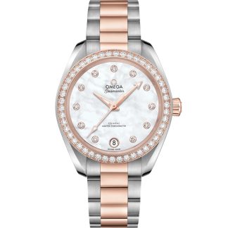 Omega Seamaster Aqua Terra 150M 34 mm, acier - or « Sedna™ » sur acier - or « Sedna™ » 220.25.34.20.55.001