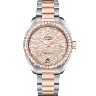 Omega Seamaster Aqua Terra 150M 34 mm, acier - or « Sedna™ » sur acier - or « Sedna™ » 220.25.34.20.59.001