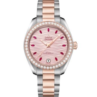 Omega Seamaster Aqua Terra 150M 34 mm, acier - or « Sedna™ » sur acier - or « Sedna™ » 220.25.34.20.60.001