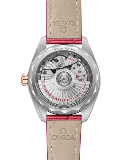 Omega Seamaster Aqua Terra 150M 34 mm, acier - or « Sedna™ » sur bracelet en cuir 220.23.34.20.60.001 – Image 2