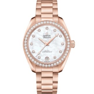 Omega Seamaster Aqua Terra 150M 34 mm, or Sedna™ sur or Sedna™ 220.55.34.20.55.001
