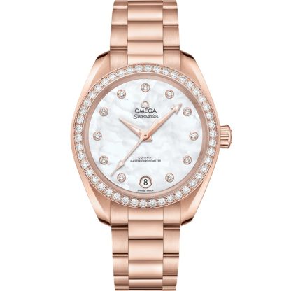 Omega Seamaster Aqua Terra 150M 34 mm, or Sedna™ sur or Sedna™ 220.55.34.20.55.001