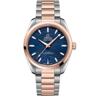 Omega Seamaster Aqua Terra 150M 38 mm, acier - or « Sedna™ » sur acier - or « Sedna™ » 220.20.38.20.03.001