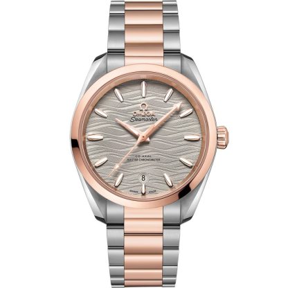 Omega Seamaster Aqua Terra 150M 38 mm, acier - or « Sedna™ » sur acier - or « Sedna™ » 220.20.38.20.06.001