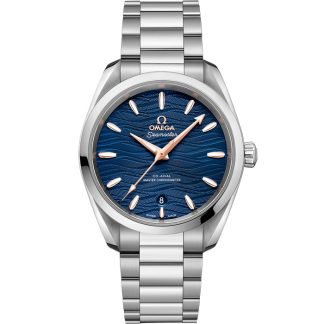 Omega Seamaster Aqua Terra 150M 38 mm, acier sur acier 220.10.38.20.03.002
