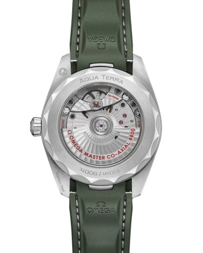 Omega Seamaster Aqua Terra 150M 38 mm, acier sur bracelet caoutchouc 220.12.38.20.10.001 – Image 2