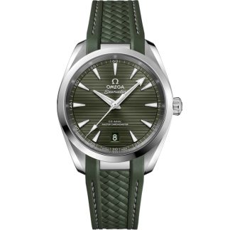 Omega Seamaster Aqua Terra 150M 38 mm, acier sur bracelet caoutchouc 220.12.38.20.10.001