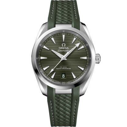 Omega Seamaster Aqua Terra 150M 38 mm, acier sur bracelet caoutchouc 220.12.38.20.10.001