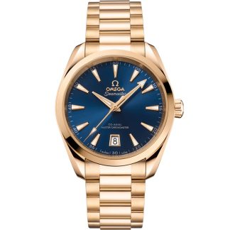 Omega Seamaster Aqua Terra 150M 38 mm, or Moonshine™ sur or Moonshine™ 220.50.38.20.03.001