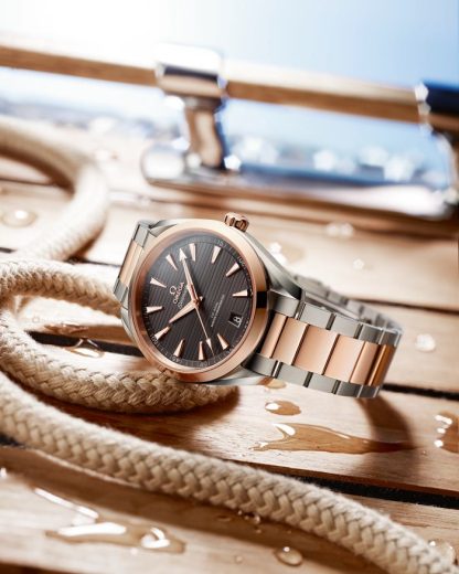 Omega Seamaster Aqua Terra 150M 41 mm, acier - or « Sedna™ » sur acier - or « Sedna™ » 220.20.41.21.06.001 – Image 2