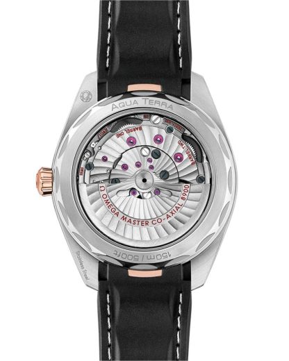 Omega Seamaster Aqua Terra 150M 41 mm, acier - or « Sedna™ » sur bracelet caoutchouc 220.22.41.21.02.001 – Image 2