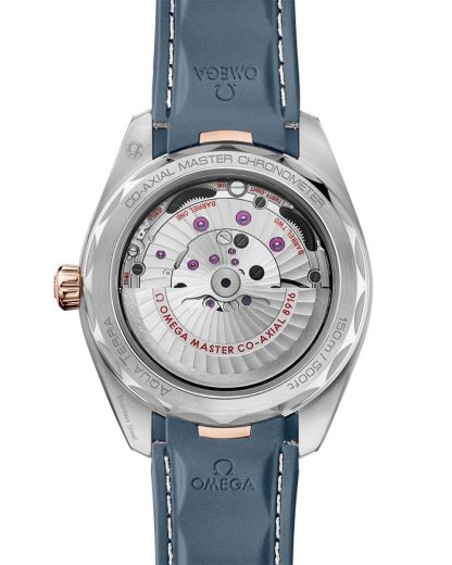 Omega Seamaster Aqua Terra 150M 41 mm, acier - or « Sedna™ » sur bracelet caoutchouc 220.22.41.21.03.001 – Image 2