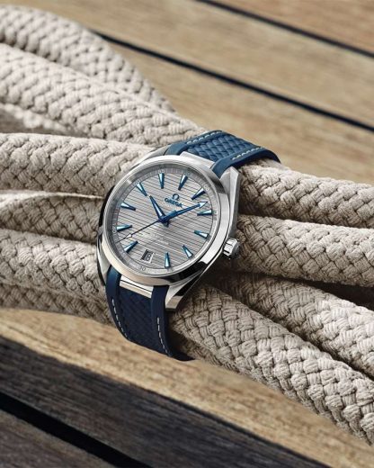 Omega Seamaster Aqua Terra 150M 41 mm, acier sur bracelet caoutchouc 220.12.41.21.06.001 – Image 2